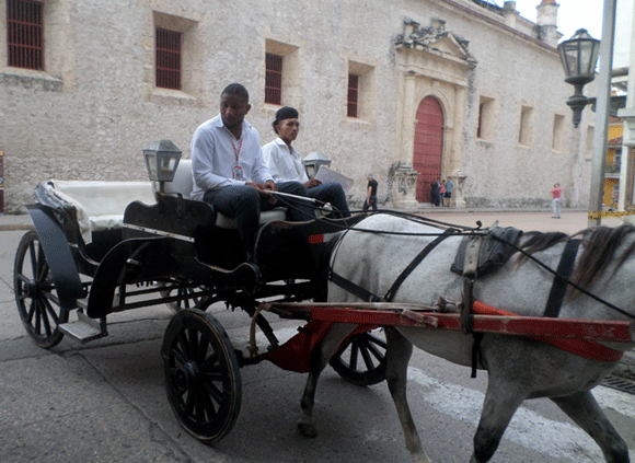 Carruagem em Cartagena
