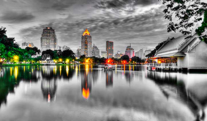 Pecados e santo em Bangkok