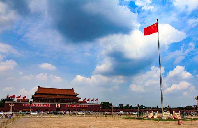 praça da paz celestial Tiananmen de pequim