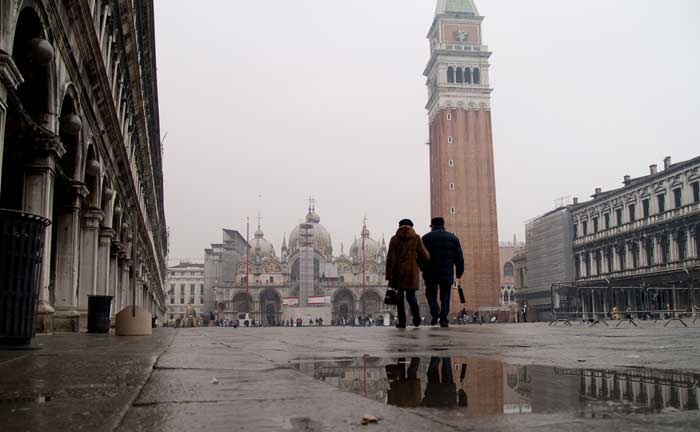 inverno frio em veneza