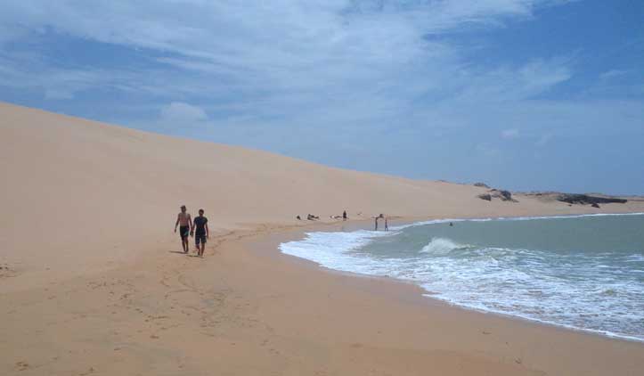 praia dunas de taroa