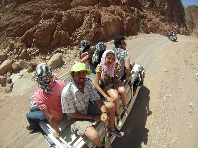 jeep tour colored canyon egito