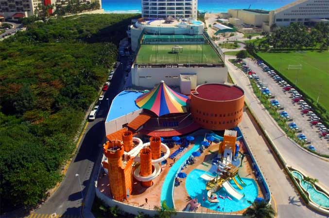 resort hotel para criança cancun