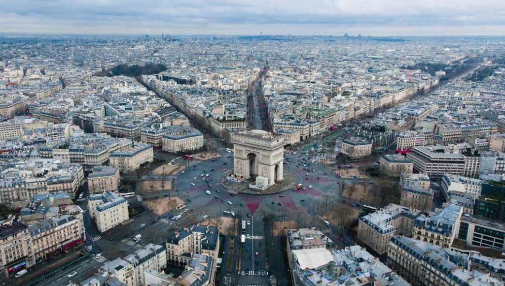 foto drone paris