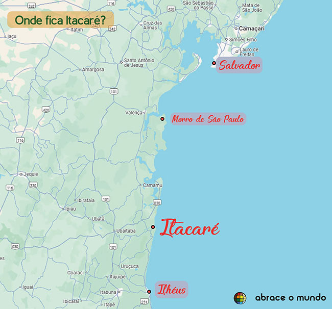 onde fica Itacare