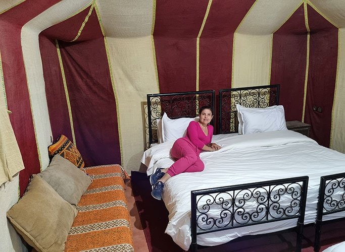 tenda deserto Merzouga